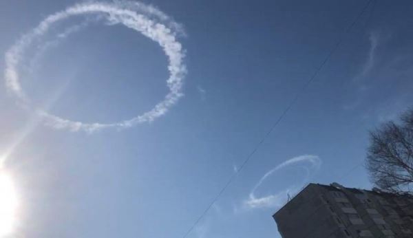 Необъяснимые круги в небе над Владивостоком