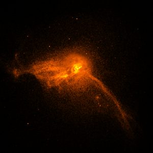 Chandra сфотографировал центр галактики M87